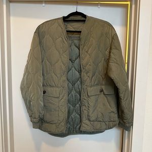 Zara Reversible Lightweight Quilted Puffer